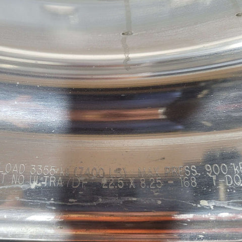 22.5x8.25 Alcoa High Polished Both Sides 10x285mm Dura-Flange