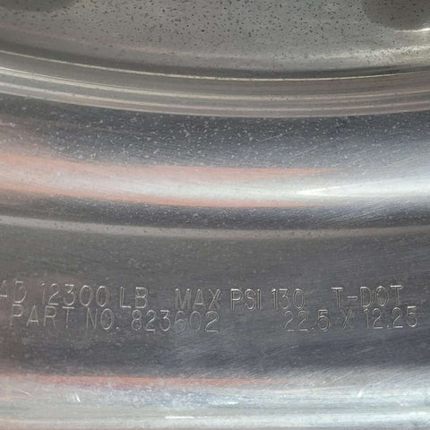 22.5x12.25 Alcoa 10x285mm Hub Pilot (Uni-mount) Mirror Polished Rear 0" Offset (returned item)