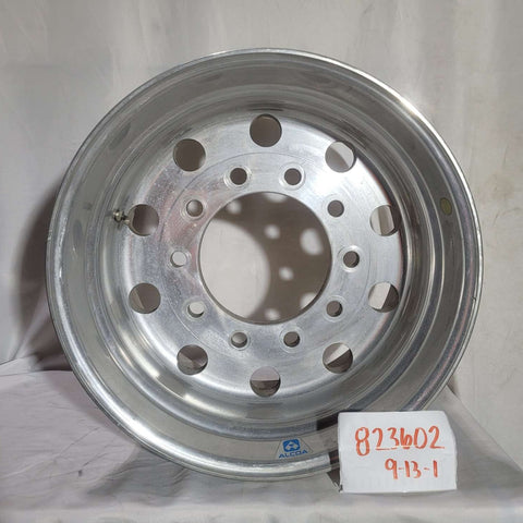 22.5x12.25 Alcoa 10x285mm Hub Pilot (Uni-mount) Mirror Polished Rear 0" Offset (returned item)