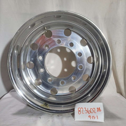 22.5x12.25 Alcoa 10x285mm Hub Pilot (Uni-mount) DuraBright EVO Rear 0" Offset(returned item)