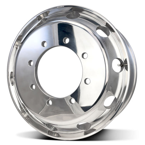 22.5x8.25 NORTHSTAR 8x275MM HUB PILOT MIRROR POLISHED BOTH SIDES