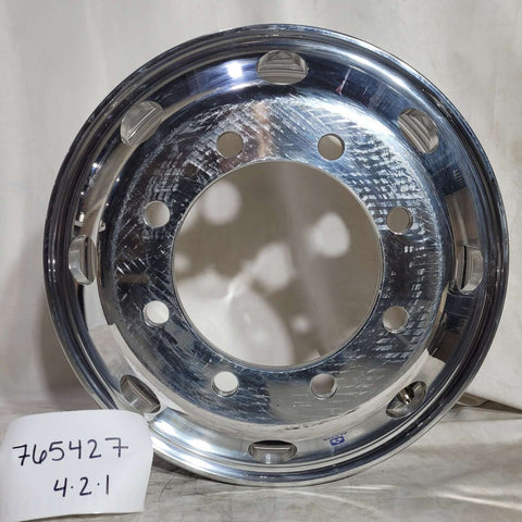 19.5x6.75 Alcoa 8x275mm Hub Pilot High Polished Both Sides (returned item)