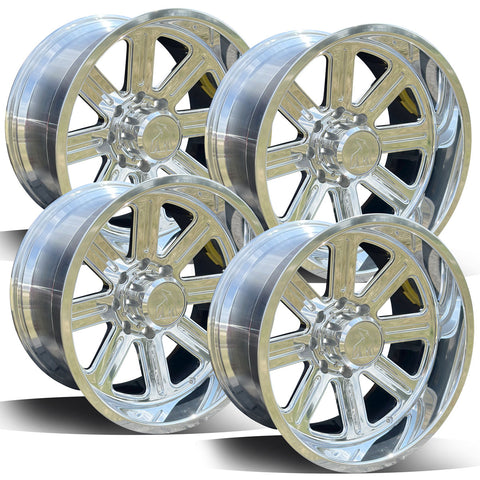 Northstar Polaris Forged Aluminum Ford SRW Wheel Kit (8x170)