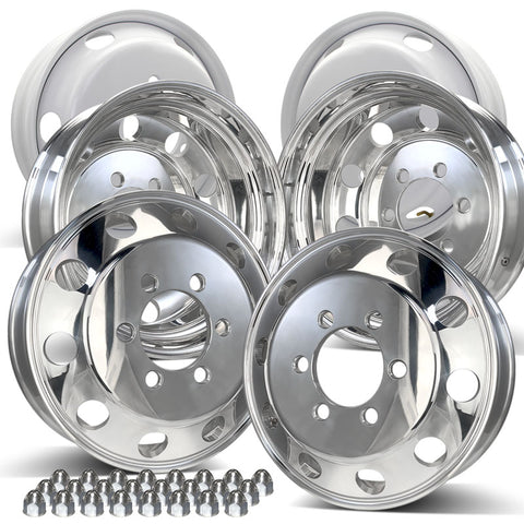 22.5"x6.75" Northstar 6x8.75" Mirror Polish Both Sides Wheel Kit