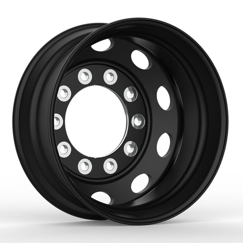 22.5x8.25 NORTHSTAR 10X285MM HUB PILOT "SATURN" BLACK REAR