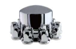 ABS Chrome Multi-piece Rear Hub Cover for 10 on 225mm