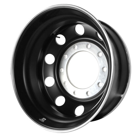 22.5x8.25 Alcoa Dura-Black™ Aluminum 10x285mm Hub Pilot