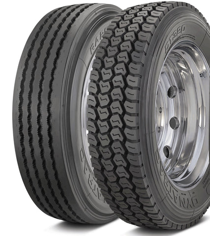 255/70R22.5 Dynatrac Combo 2 Steer/ 4 Drive (RA200/DT320)