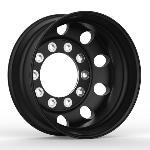 22.5x8.25 NORTHSTAR 10X285MM HUB PILOT "LUNAR" BLACK REAR