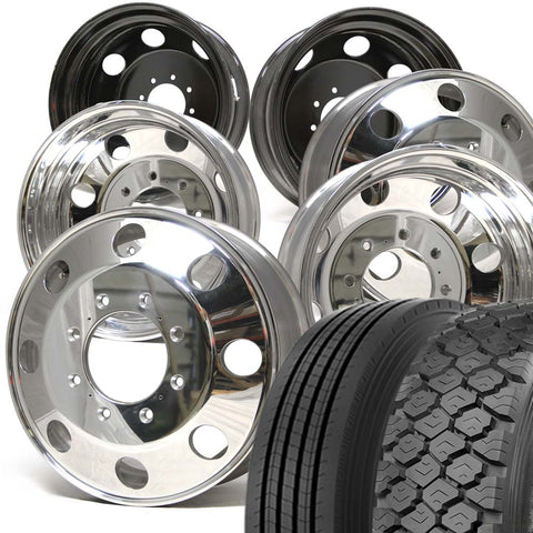 Ironman 19.5 Tire Combo (I-19A/I-37D) for Dodge Ram 3500 DRW (1994-2011)