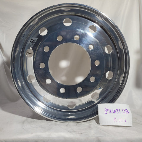 22.5x9.00 Alcoa 10x285mm Hub Pilot DuraBright EVO Flat Face Front (returned item)