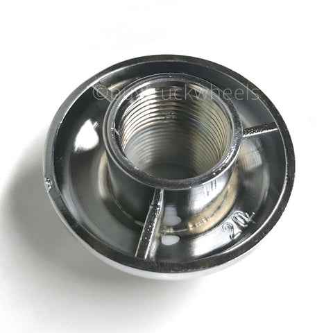 Alcoa Flange Chrome Plastic Threaded Nut Covers 20mm