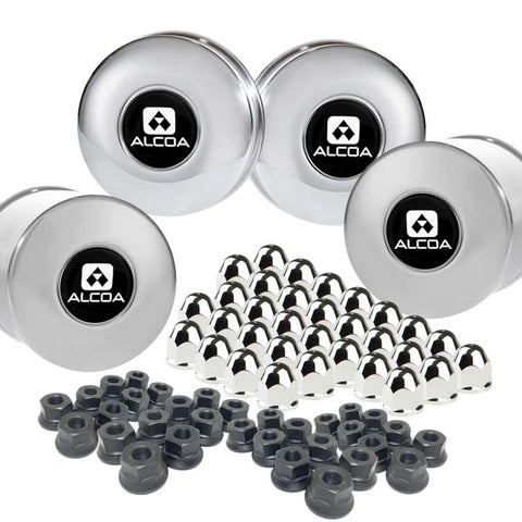 Alcoa 8 on 6.5" Lug & Hub Cover Kit