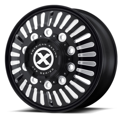 24.5 Black Aluminum "Roulette" Wheel Kit