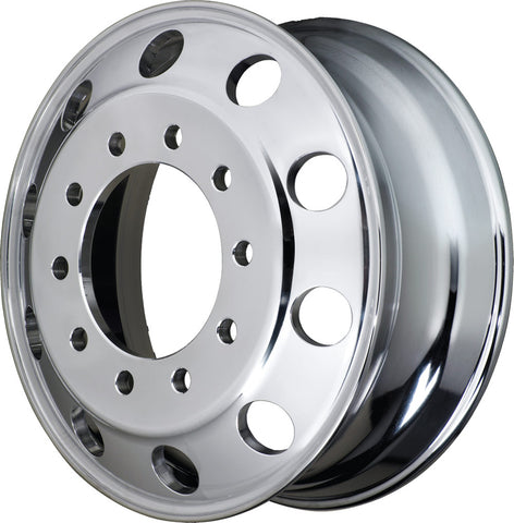 24.5 x 8.25 Accuride High Polished Both Sides Aluminum Wheel Kit