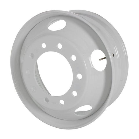 19.5x7.50 Jantsa 10x285mm Hub Pilot 5 Hand Hole White Steel