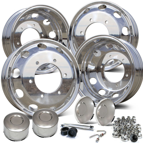 16x5.5 Northstar Sprinter 3500 Mirror Polish 4 Wheel Package