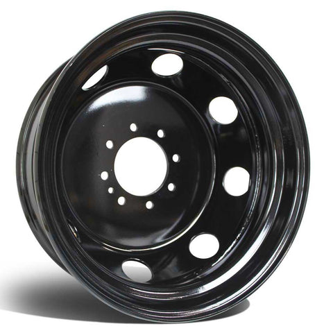 19.5x6.75 Set of 6 8x200mm Black Steel Dodge Ram 3500 (2019-Present)