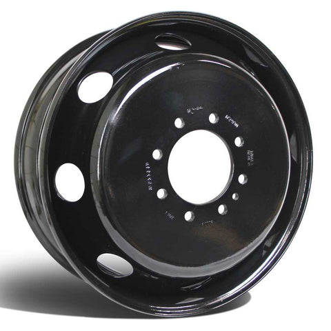 19.5x6.75 Set of 6 8x200mm Black Steel Dodge Ram 3500 (2019-Present)