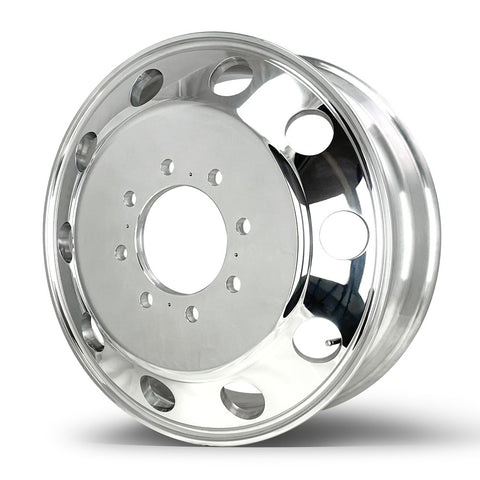 22.5x6.75 Northstar 8x210mm Hub Pilot Mirror Polished Both Sides (Chevy/GMC 3500 DRW 2011-Present)