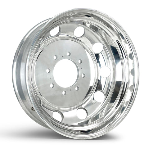 22.5x6.75 Northstar 8x210mm Hub Pilot Mirror Polished Both Sides (Chevy/GMC 3500 DRW 2011-Present)