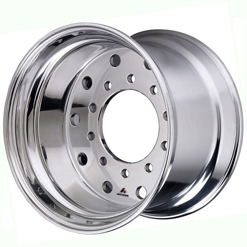 22.5x14 Hub Pilot X-ONE Accuride 0" Offset-Standard Polish