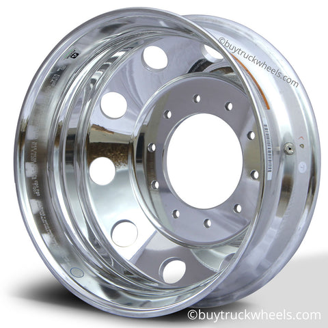 19.5x6.00 Alcoa Dura-Bright 2012-Present Dodge Ram 4500/5500 DRW 10x225mm 6 Wheel Kit