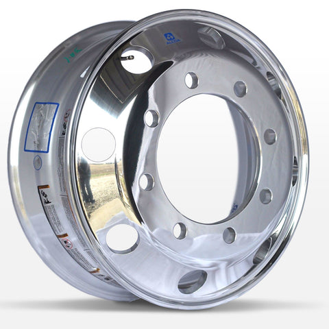 19.5x6.75 Alcoa 8x275mm Hub Pilot High Polished Both Sides