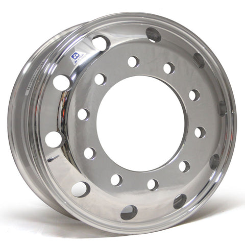 19.5x7.5 Alcoa 10x285mm Hub Pilot High Polished Both Sides