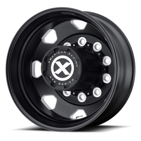 24.5 Black Aluminum "Octane" Wheel Kit