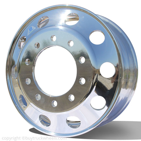 22.5 Alcoa Dura Bright EVO Aluminum Truck Wheel 883671DB Front Steer