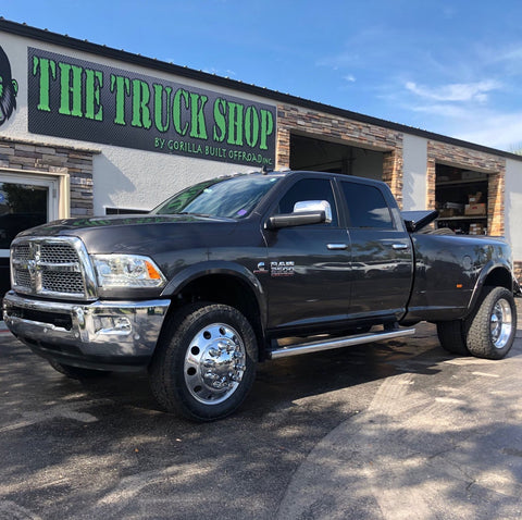 22" Mirror Polished 1969-1993 Dodge Ram 3500 DRW 10x285.75mm 6 Wheels With Chrome Caps and Adapter Kit