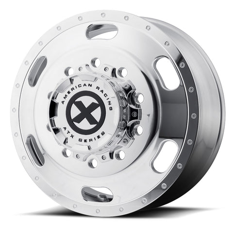 24.5x8.25 ATX 10X285MM HUB PILOT POLISHED "INDY" FRONT