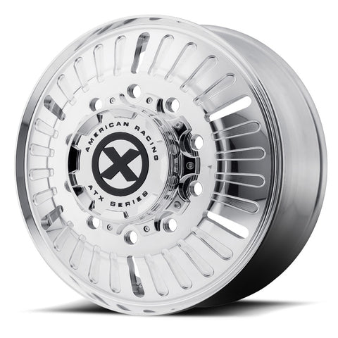 22.5x8.25 ATX 10X285MM HUB PILOT POLISHED "ROULETTE" FRONT