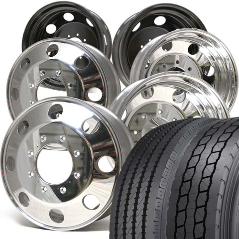 Hercules 19.5 Tire Combo (HRA/HDC) for Chevy / GMC 3500 DRW 8 x 6.5" (1977-2010)