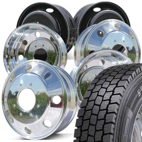 Hercules HDO Off-Road 19.5 for Older Dodge 350 8 x 6.5" DRW Trucks (1969-1993)