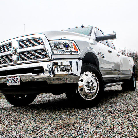 19.5x6.75 Northstar Mirror-Finished Aluminum Wheels Kit for 2012-2018 Ram 3500 DRW