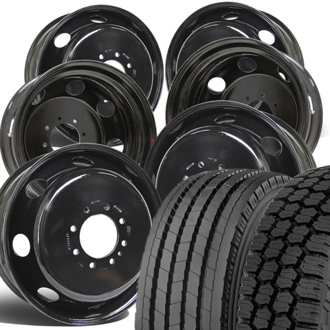 Toyo 19.5 Tire Combo (M143/M655) for Chevy & GMC 3500 DRW 8 x 210mm (2011-Present)