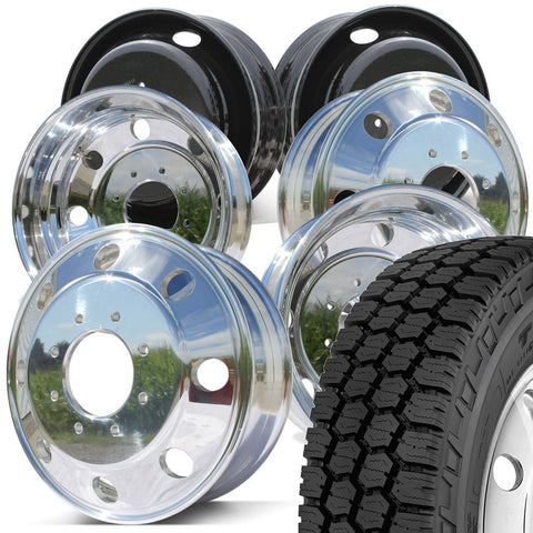 Toyo M655 Off-Road 19.5 for Older Dodge 350 8 x 6.5" DRW Trucks (1969-1993)