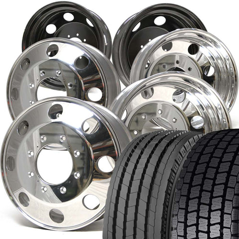 Toyo 19.5 Tire Combo (M143/M920) for Chevy & GMC 3500 DRW 8 x 210mm (2011-Present)