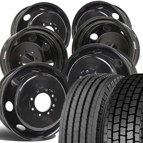 Toyo 19.5 Tire Combo (M143/M920) for Older Dodge 350 8 x 6.5" DRW Trucks (1969-1993)