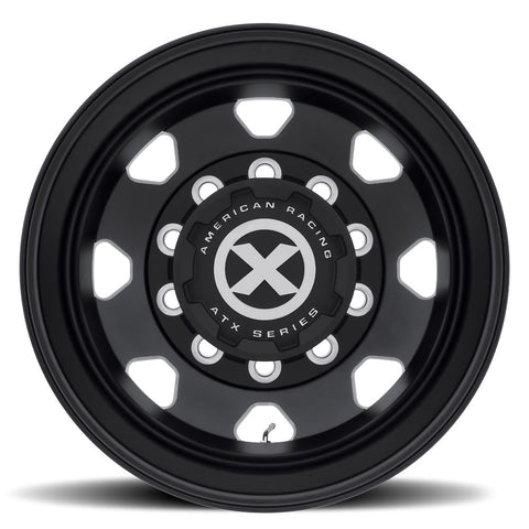 Black Aluminum 24.5 Semi Outer Dual Truck Wheel