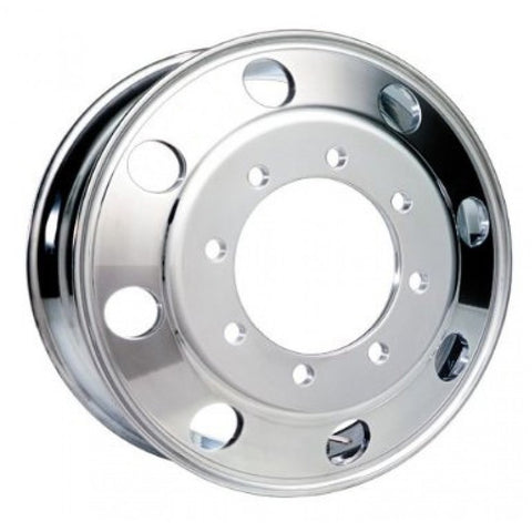 19.5x7.50 Hub Pilot Accuride Aluminum Wheel-Machine (Matte) Finish