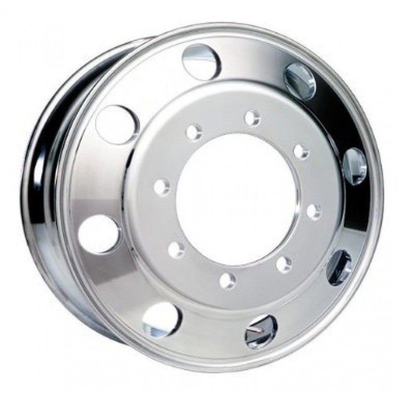 19.5x7.50 Hub Pilot Accuride Aluminum Wheel-Polished In (Drive/Trailer)